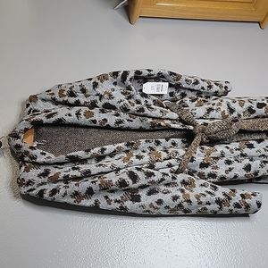 Time and Tru Open Front Coatigan